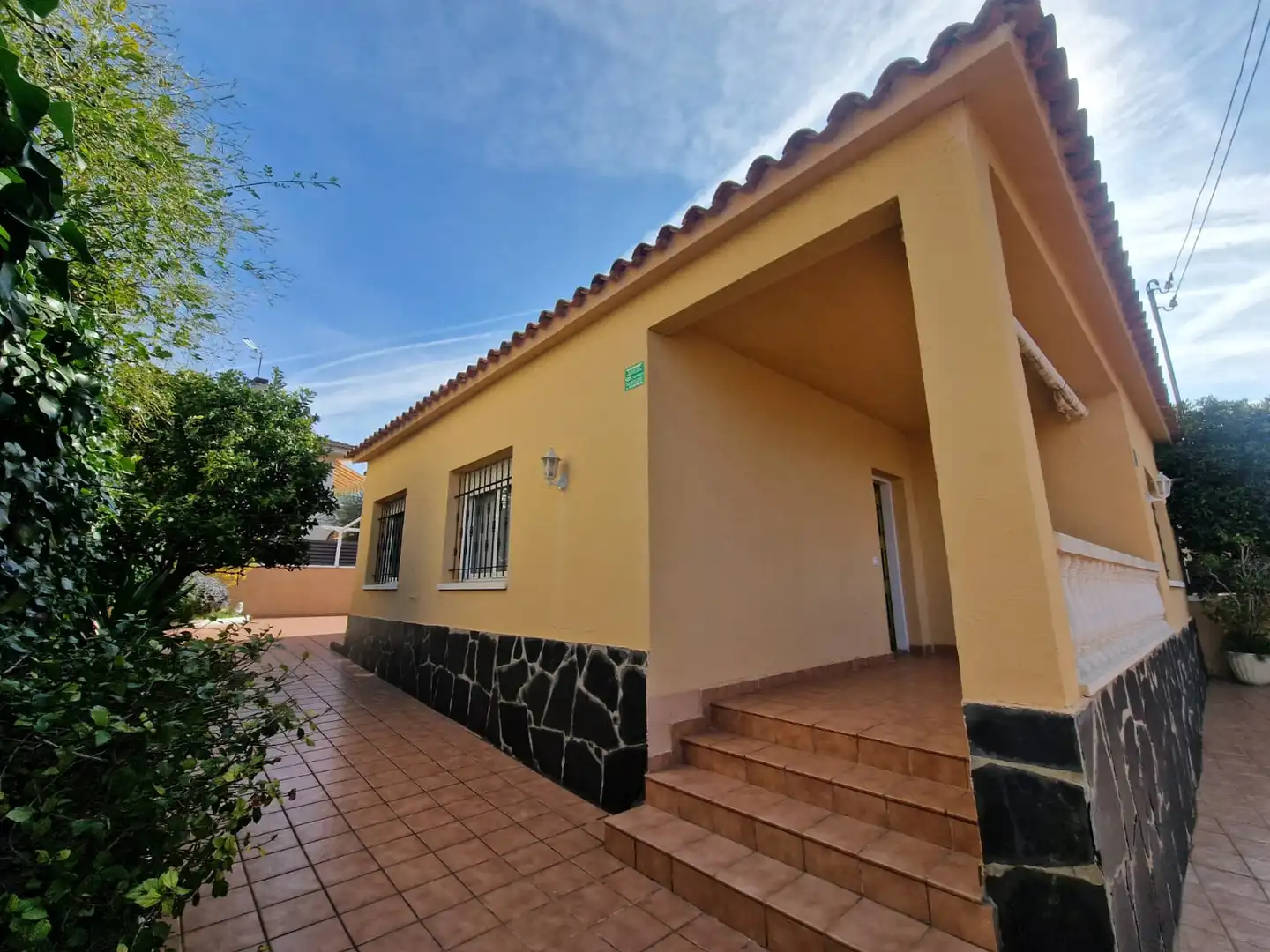 Exterior view of Detached homes for sale in Cunit  with Air Conditioner, Heating and Private garden