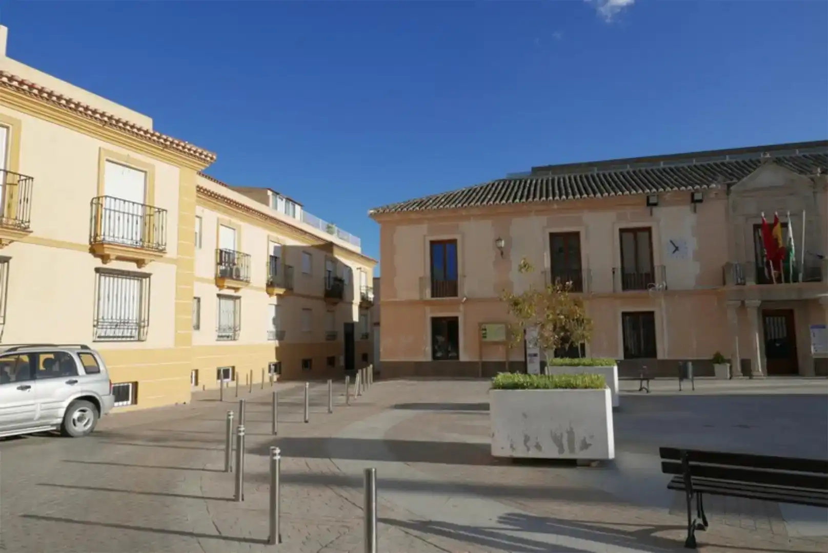 Vista exterior de Piso en venta en Benamaurel con Aire acondicionado, Parquet y Trastero
