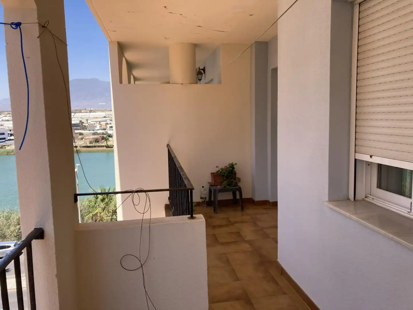 Balcony of Flat for rent in El Ejido  with Air Conditioner, Private garden and Terrace