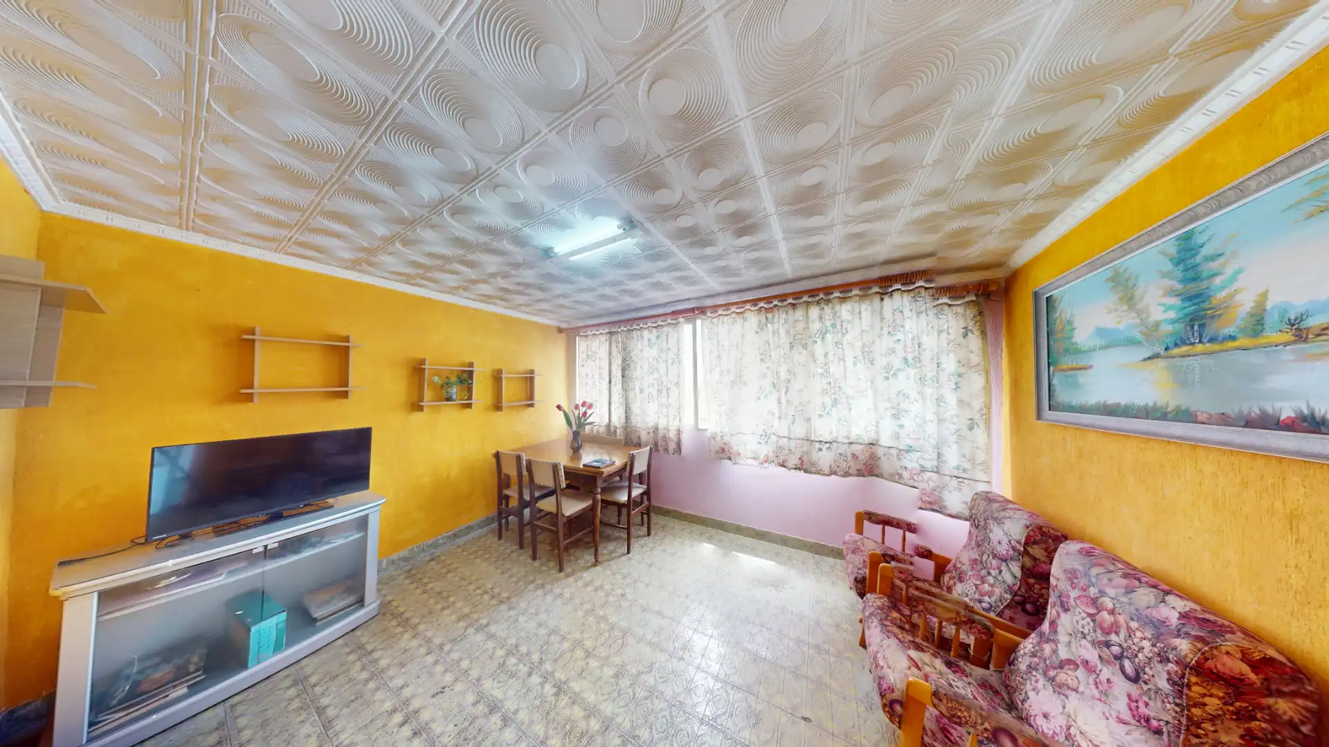 Living room of Flat for sale in Alicante / Alacant  with Terrace and Furnished