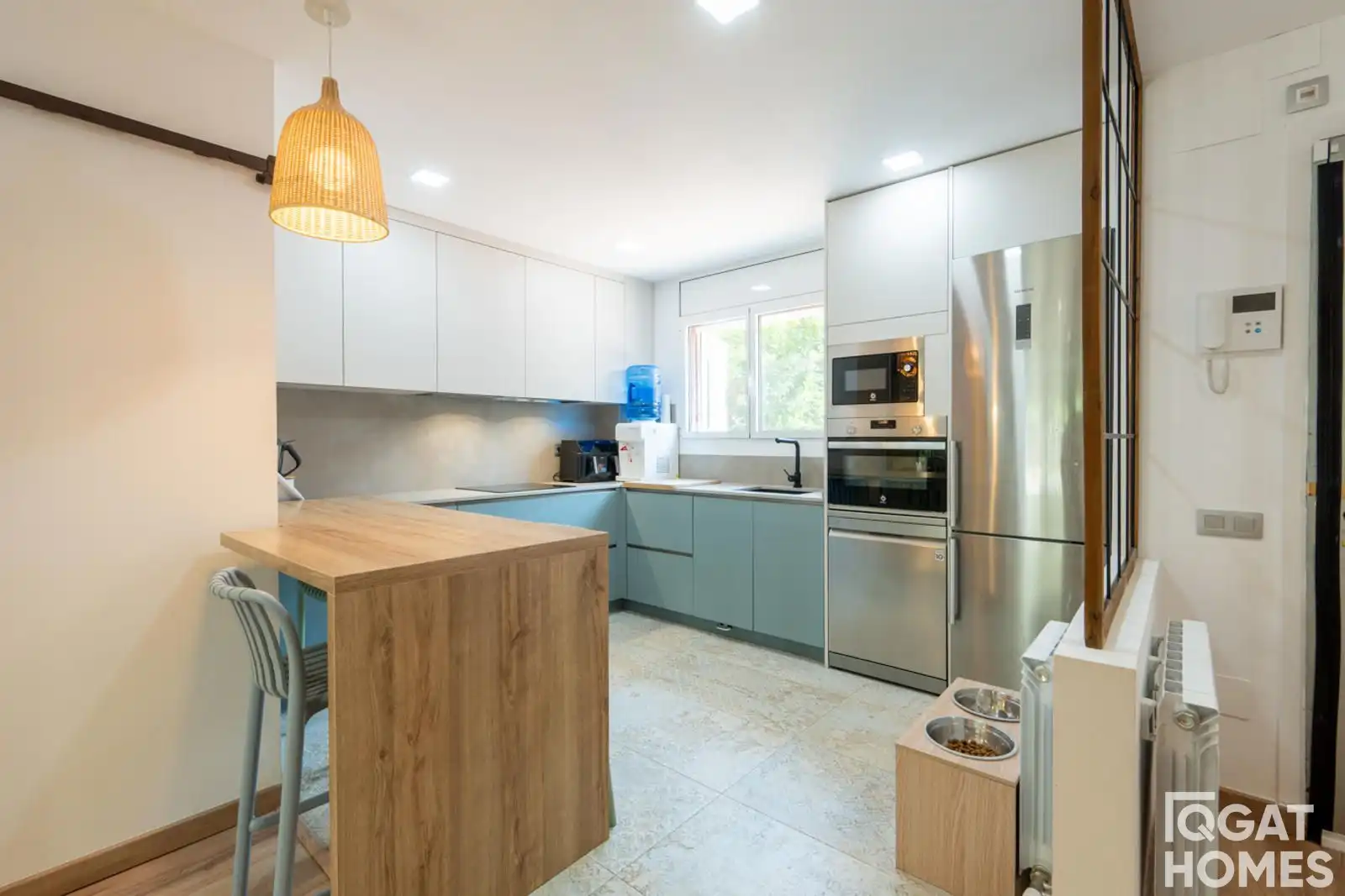 Cocina de Casa adosada en venta en Sant Cugat del Vallès con Aire acondicionado, Calefacción y Trastero