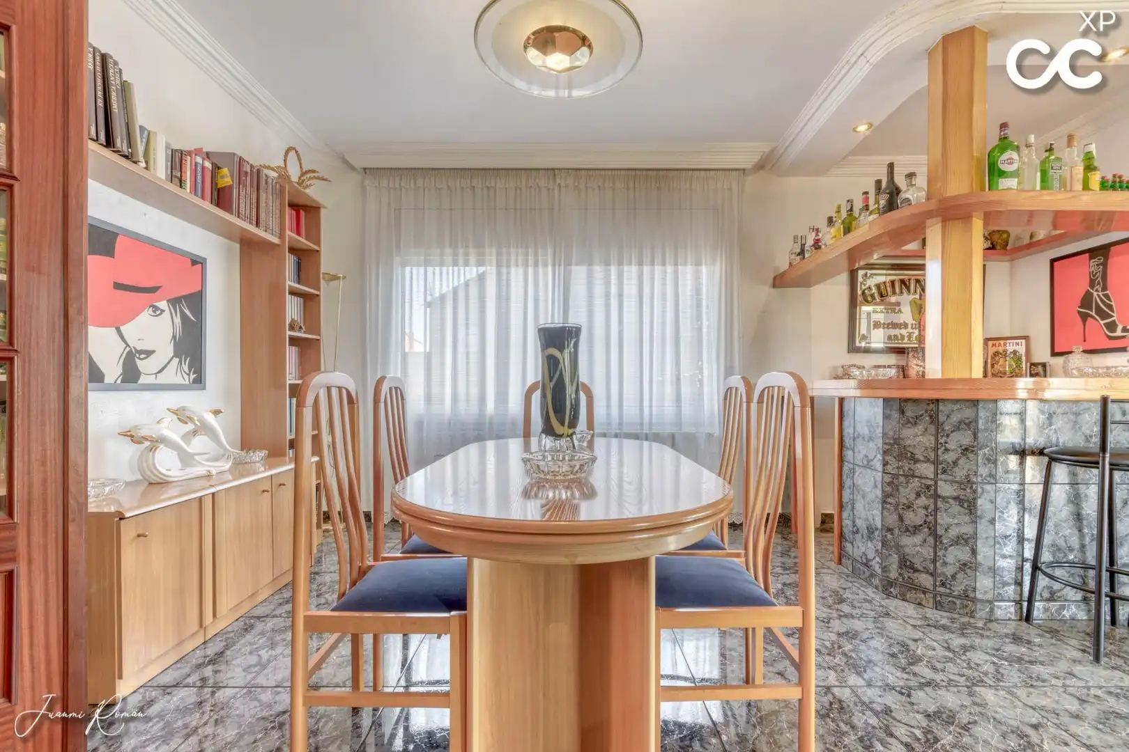 Dining room of Houses for sale in Pedret i Marzà  with Heating, Private garden and Terrace