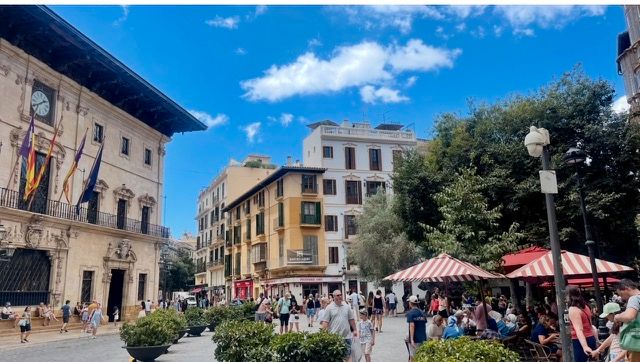 Exterior view of Flat for sale in  Palma de Mallorca  with Air Conditioner