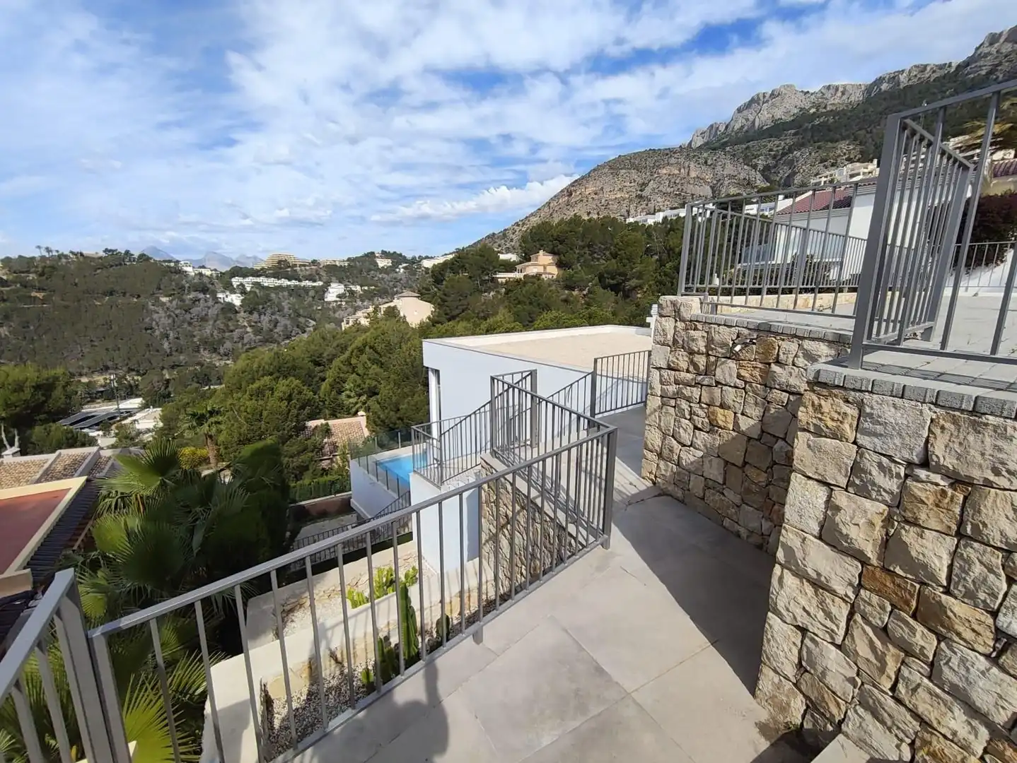 Exterior view of Houses for sale in Altea  with Air Conditioner, Heating and Private garden