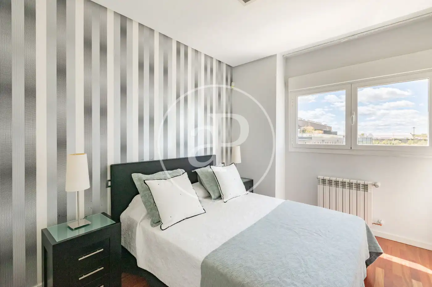 Bedroom of Flat for sale in Madrid  with Air Conditioner, Heating and Private garden