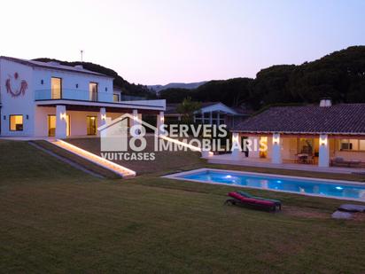 Exterior view of House or chalet for sale in Sant Andreu de Llavaneres  with Air Conditioner, Heating and Private garden