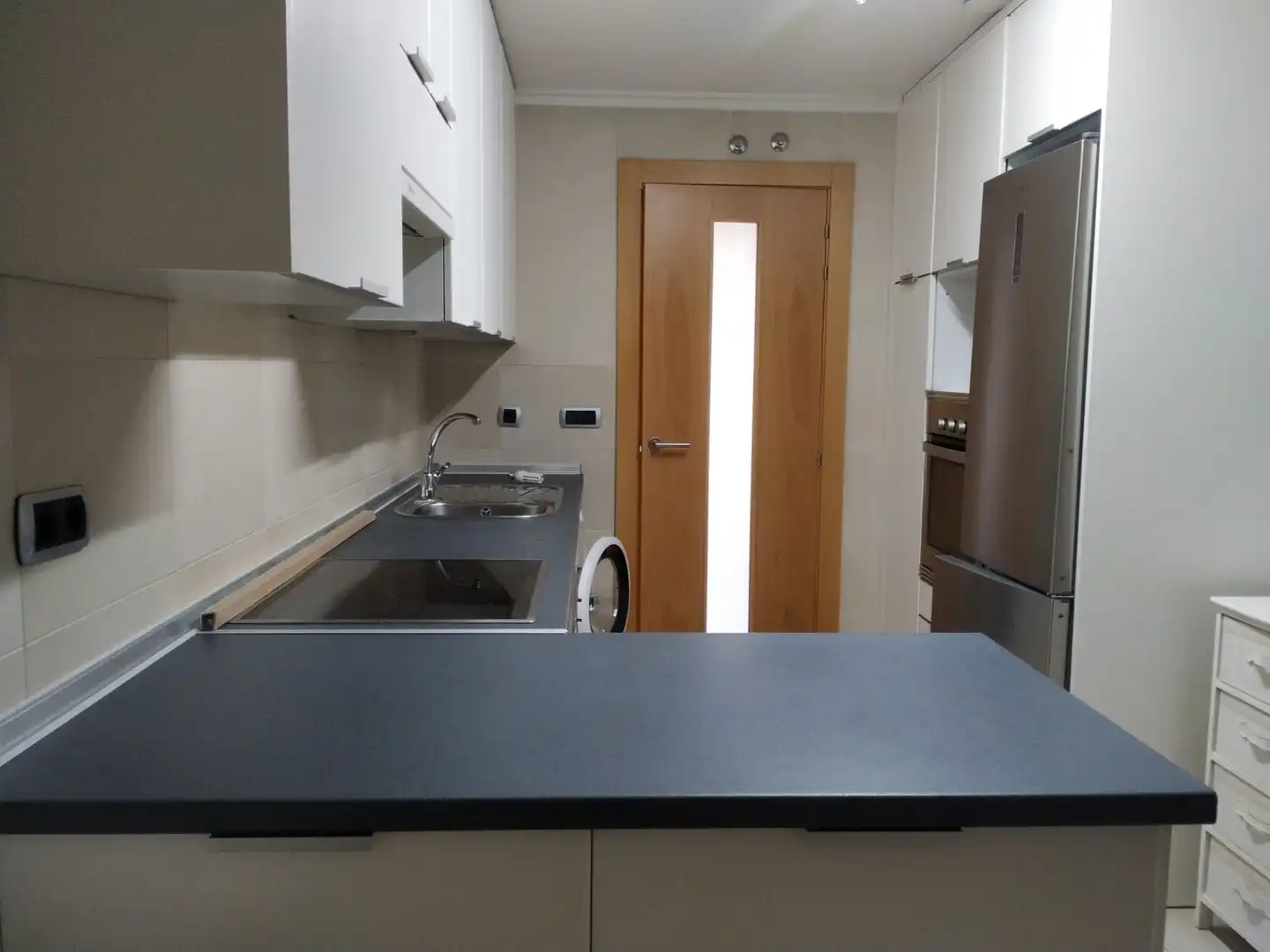 Kitchen of Flat for rent in  Logroño  with Furnished, Oven and Washing machine