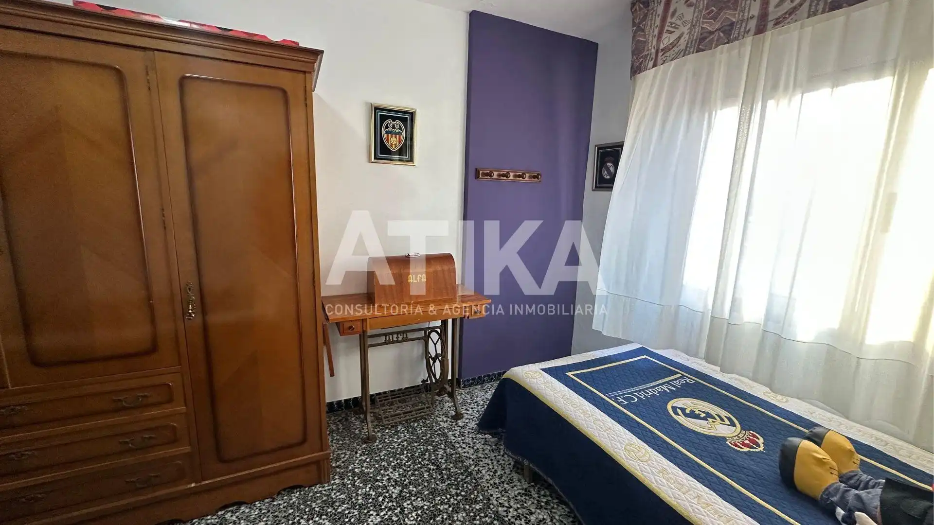 Schlafzimmer von Wohnung zum Verkauf in Ontinyent mit Klimaanlage, Heizung und Terrasse