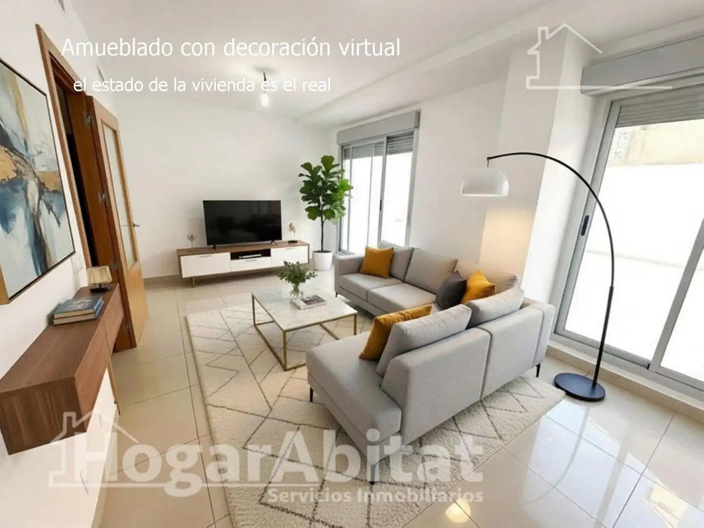 Sala d'estar de Pis en venda en Montserrat amb Aire condicionat, Calefacció i Terrassa