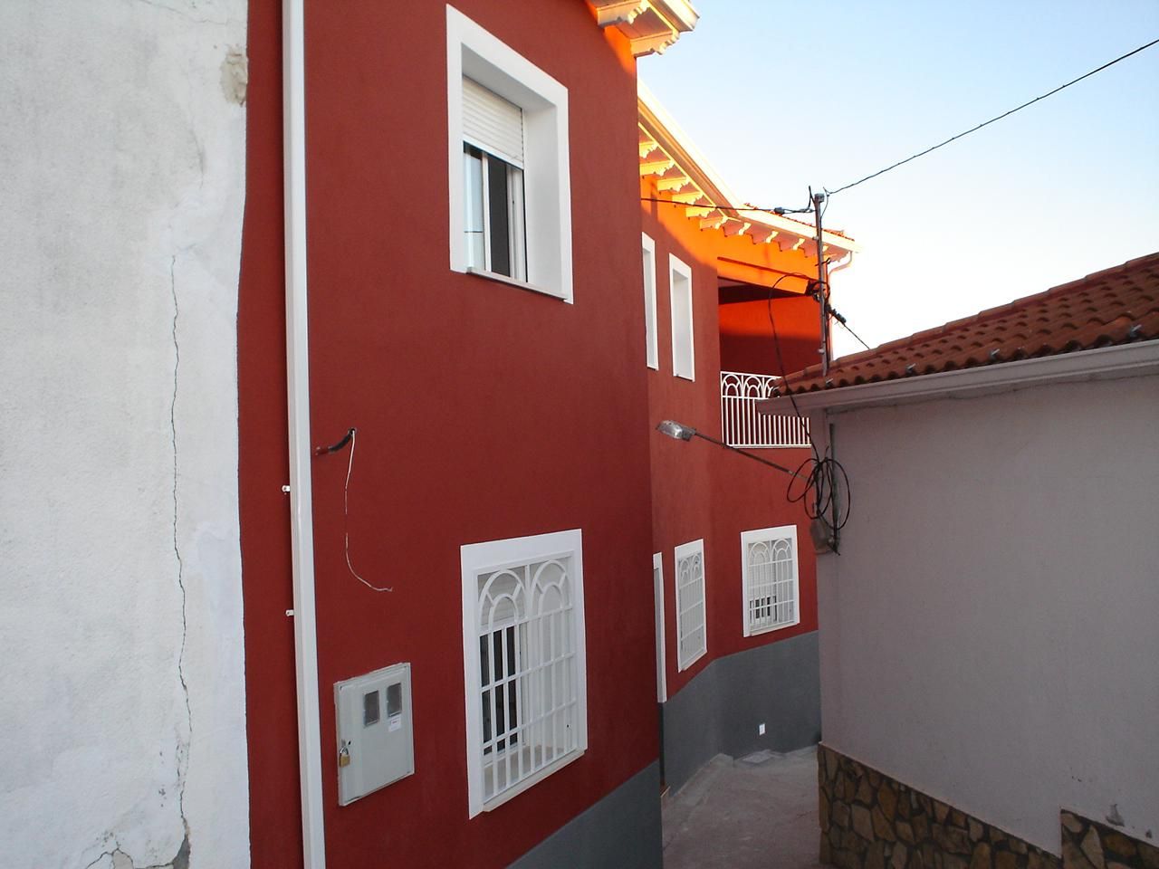 Vista exterior de Casa o chalet en venta en Saelices con Calefacción y Amueblado