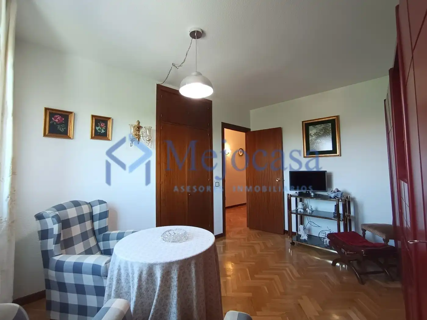 Sala de estar de Piso en venta en Madrid con Calefacción, Jardín privado y Parquet