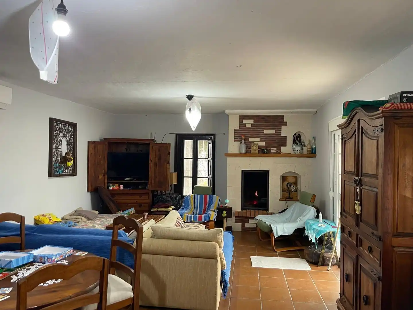 Living room of Country homes for sale in Burguillos  with Air Conditioner, Heating and Private garden