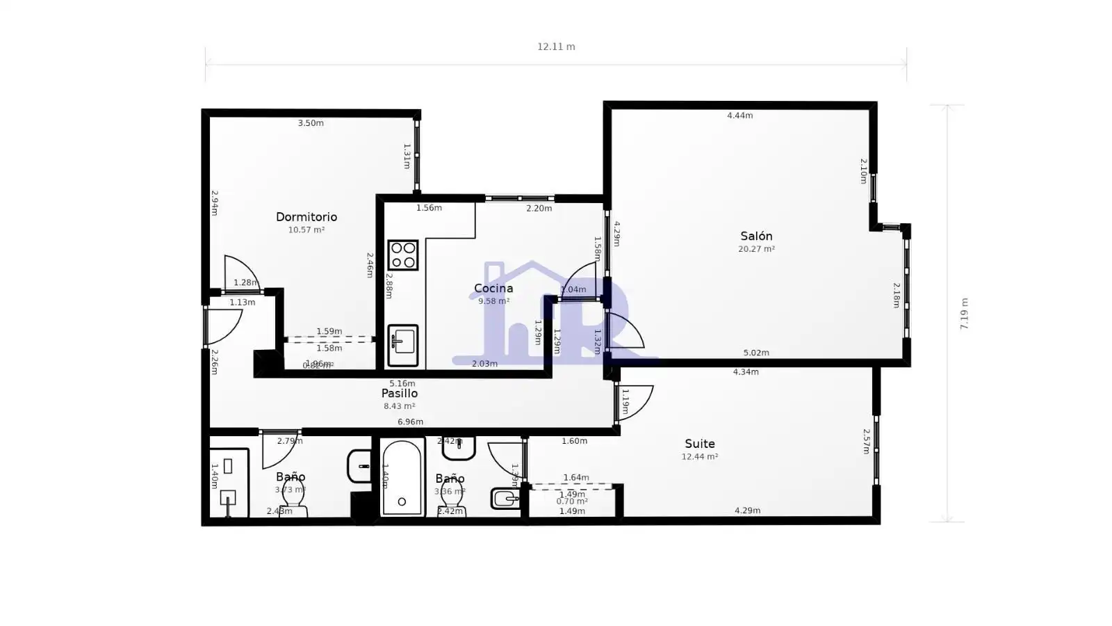 Piso en venta en Arcas del Villar con Calefacción y Trastero