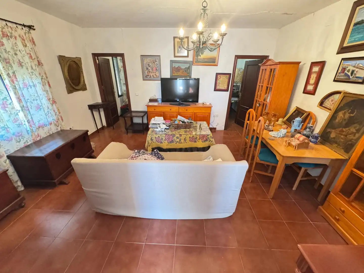 Sala de estar de Casa o chalet en venta en Dos Hermanas con Aire acondicionado, Jardín privado y Trastero