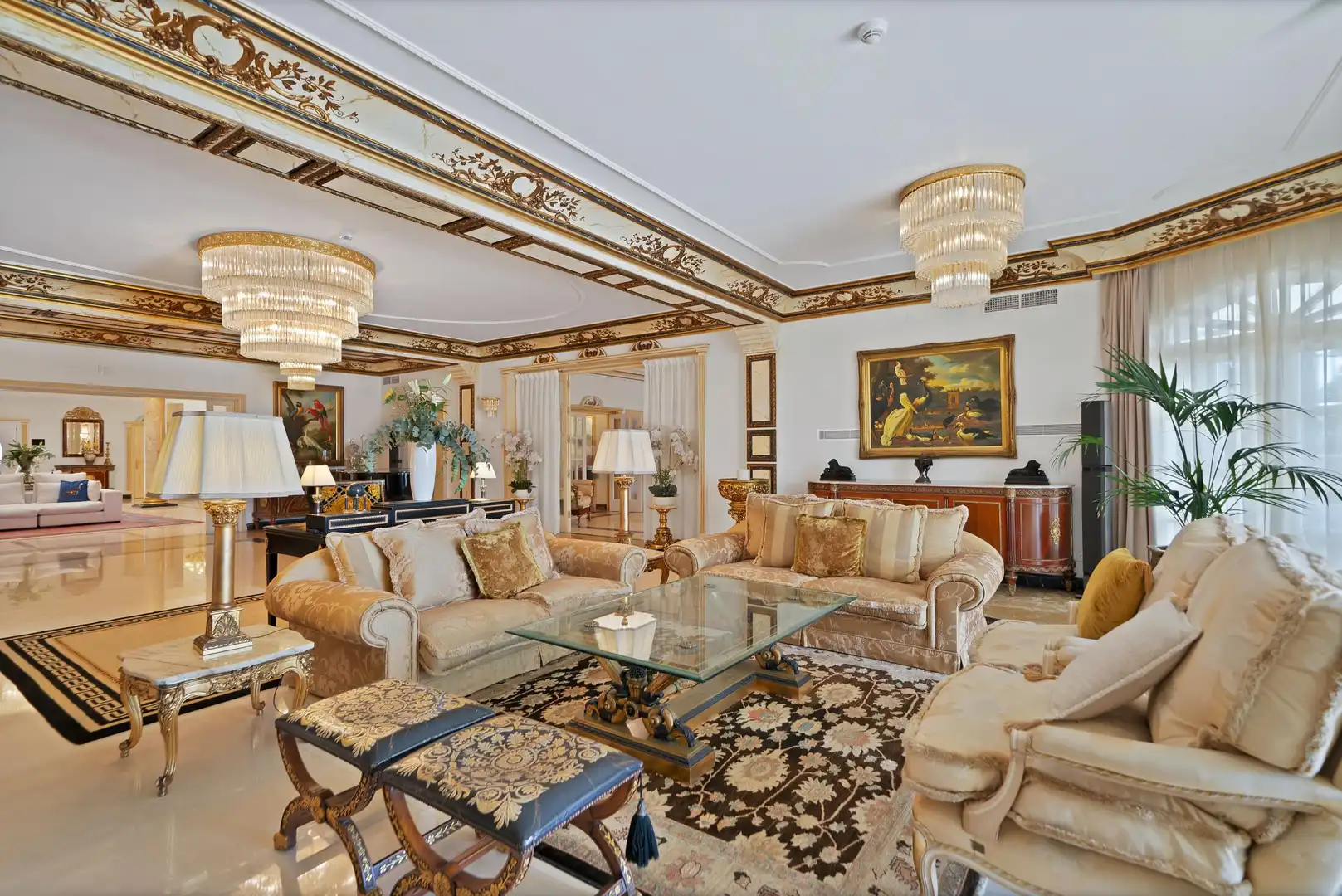Wohnzimmer von Haus oder Chalet zur Miete in Marbella mit Heizung, Privatgarten und Terrasse