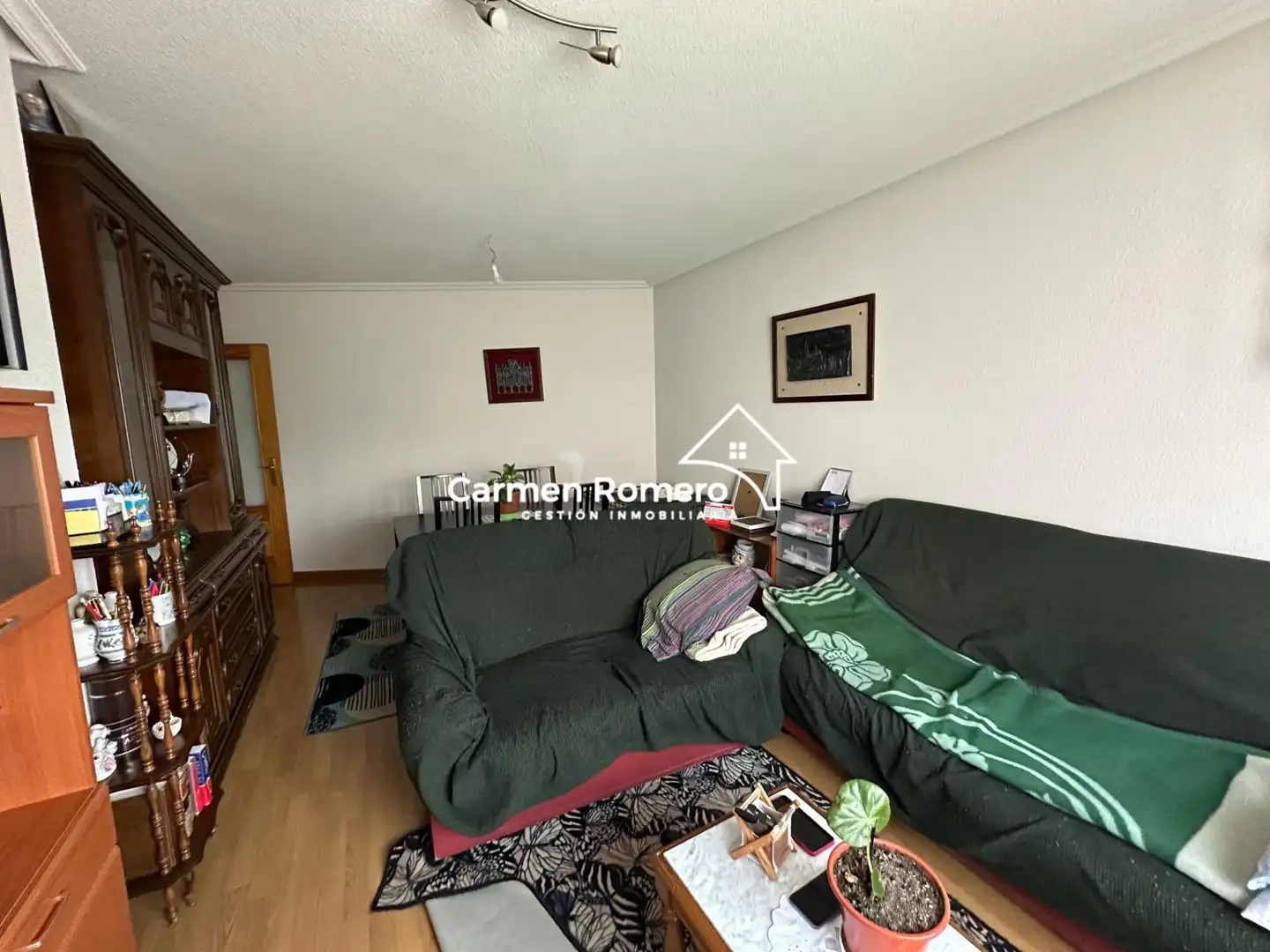 Living room of Flat for sale in Villares de la Reina  with Heating, Furnished and Balcony