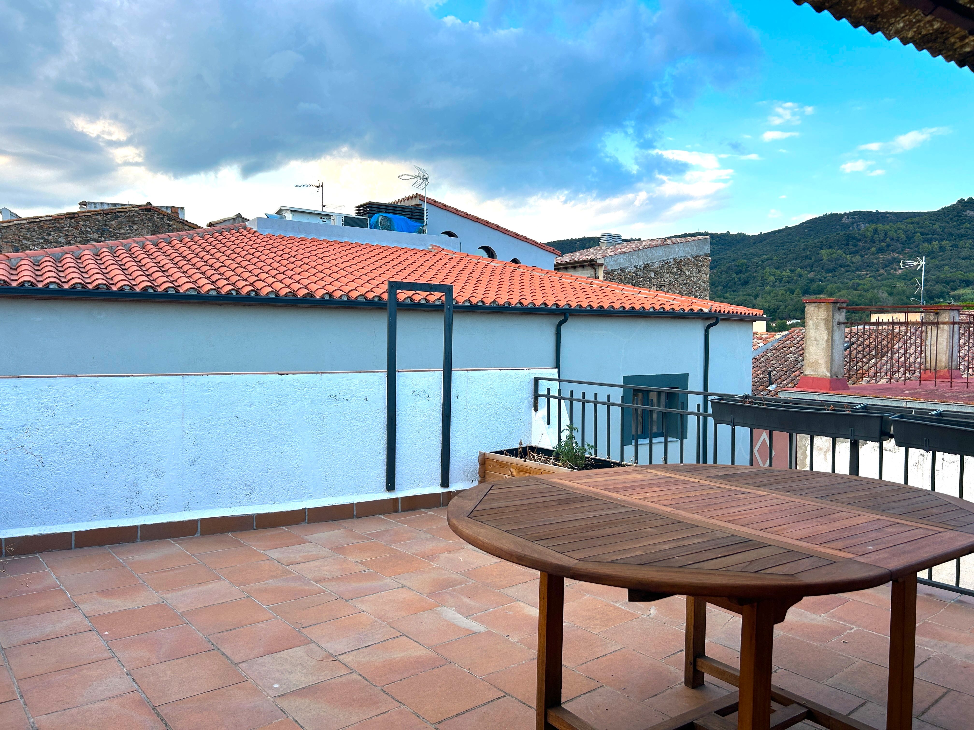 Terrace of Single-family semi-detached for sale in Amer  with Heating, Terrace and Furnished