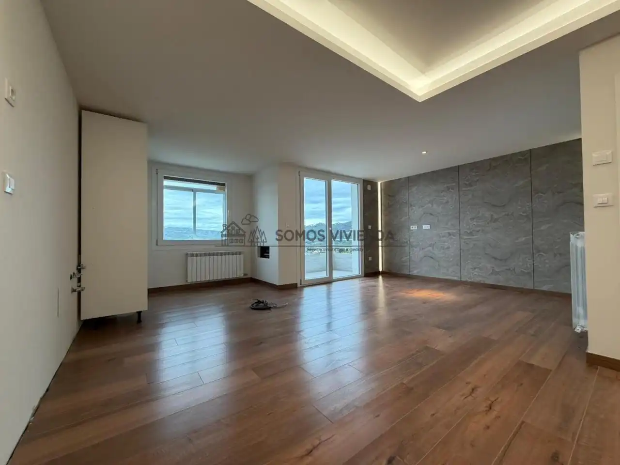 Living room of Flat for sale in Ourense Capital   with Heating, Storage room and Balcony