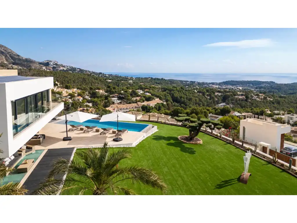 Jardín de Casa o chalet en venta en Altea con Aire acondicionado, Calefacción y Jardín privado