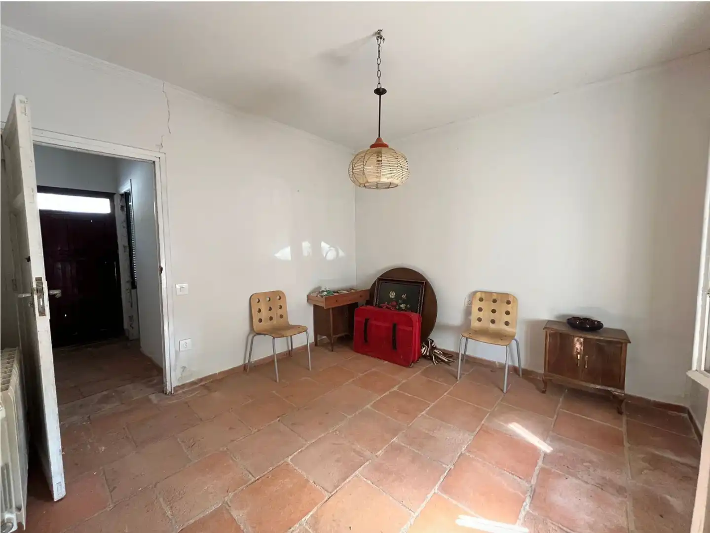 Living room of Houses for sale in Cañada de Calatrava  with Air Conditioner, Private garden and Storage room
