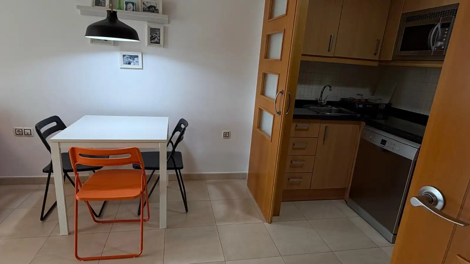 Kitchen of Apartments for rent in Benidorm  with Air Conditioner, Balcony and Community pool