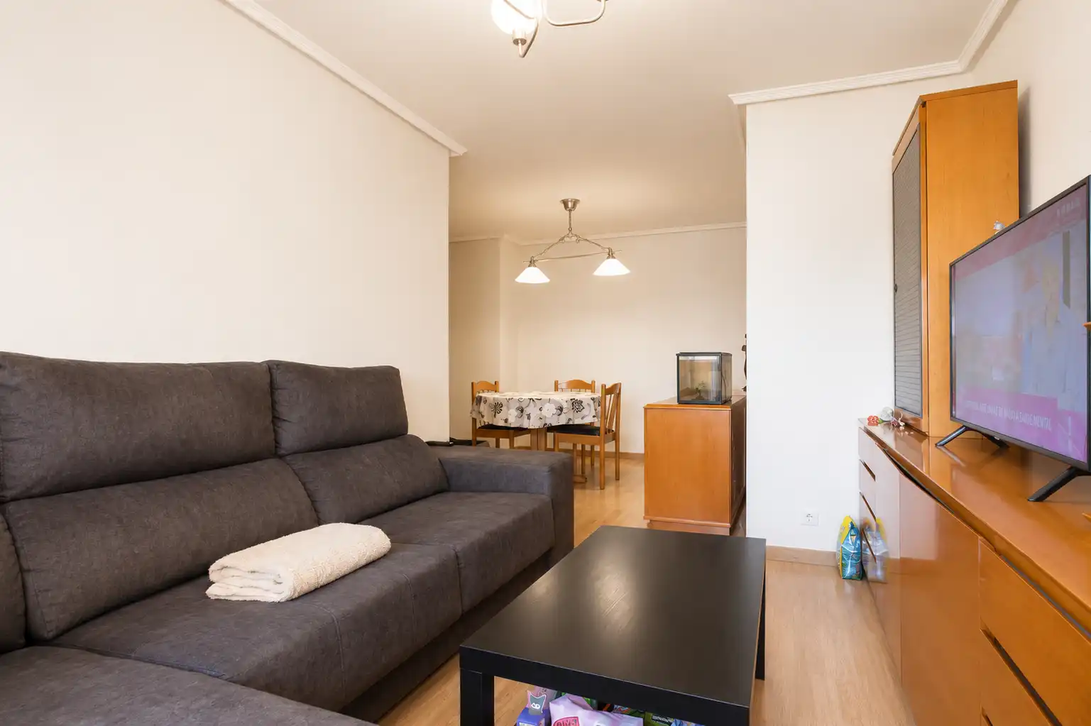 Sala de estar de Piso en venta en A Coruña Capital  con Calefacción, Terraza y Trastero