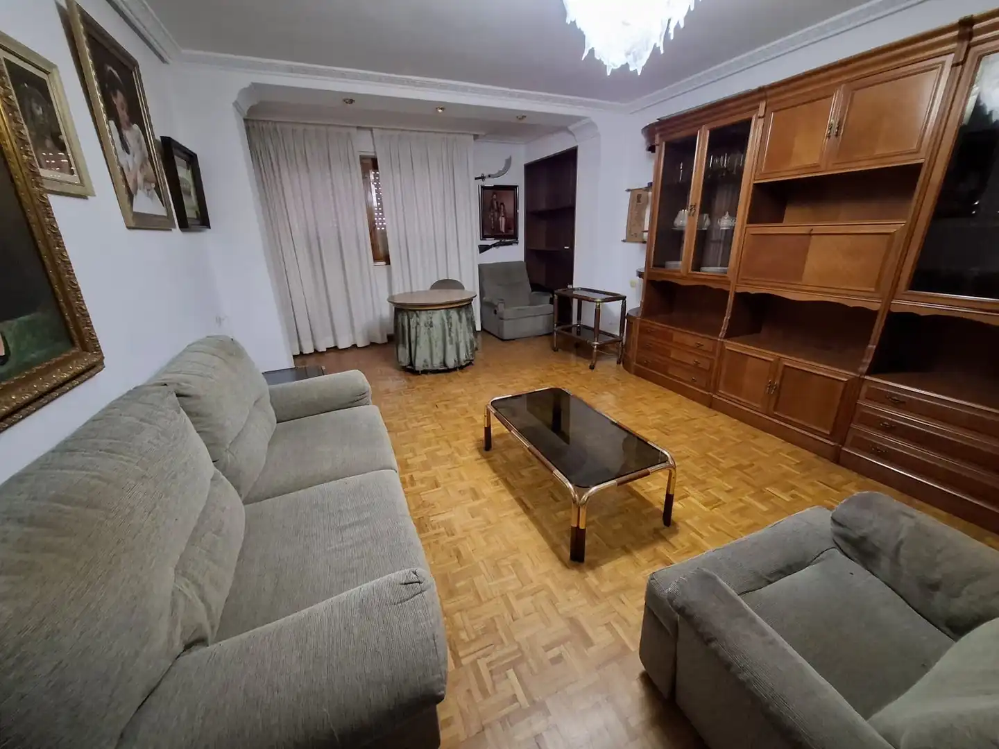 Sala de estar de Piso en venta en Ontinyent con Aire acondicionado, Trastero y Balcón