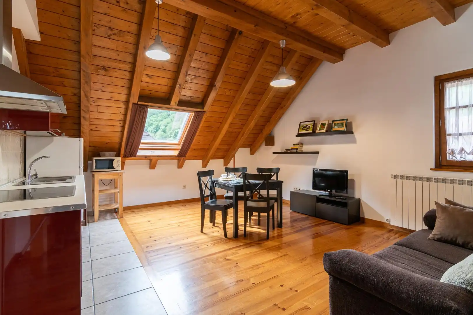 Sala de estar de Casa o chalet en venta en Aribe con Calefacción, Jardín privado y Parquet