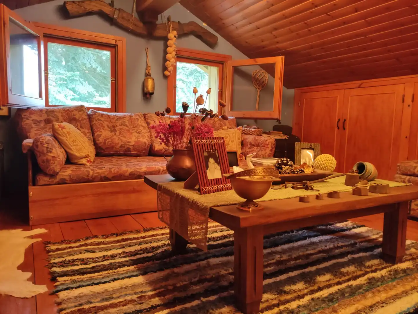 Living room of Country homes for sale in Ribes de Freser  with Heating, Private garden and Parquet flooring
