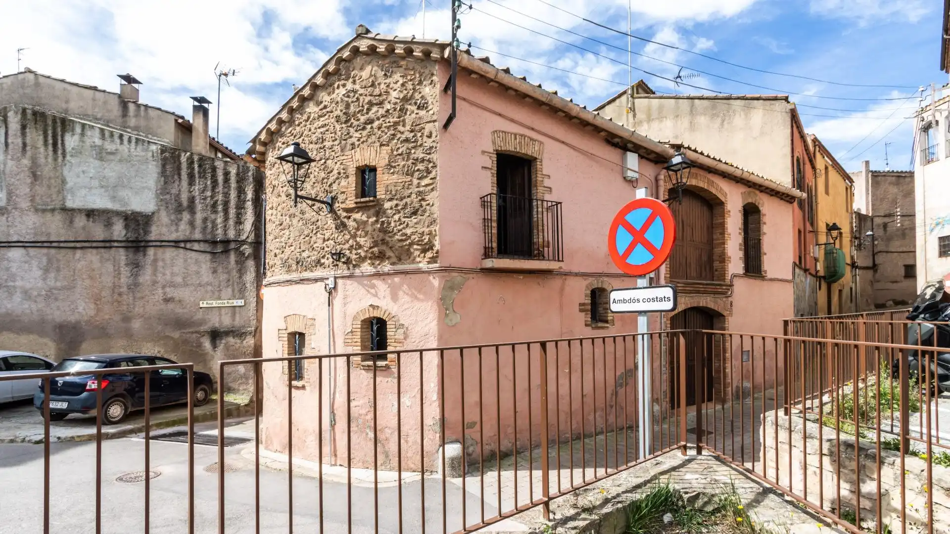 Exterior view of Houses for sale in Sant Llorenç Savall  with Balcony