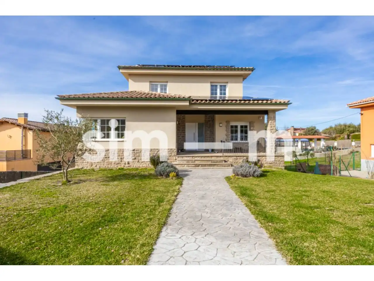Vista exterior de Casa o xalet en venda en Taradell amb Aire condicionat, Calefacció i Jardí privat