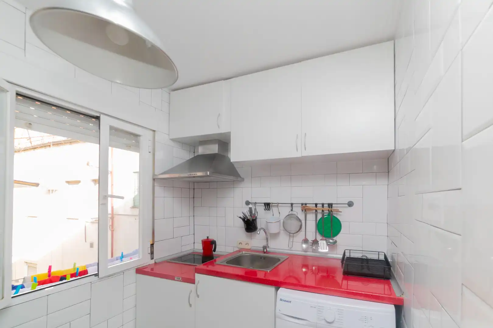 Cocina de Piso de alquiler en Madrid con Aire acondicionado, Calefacción y Amueblado