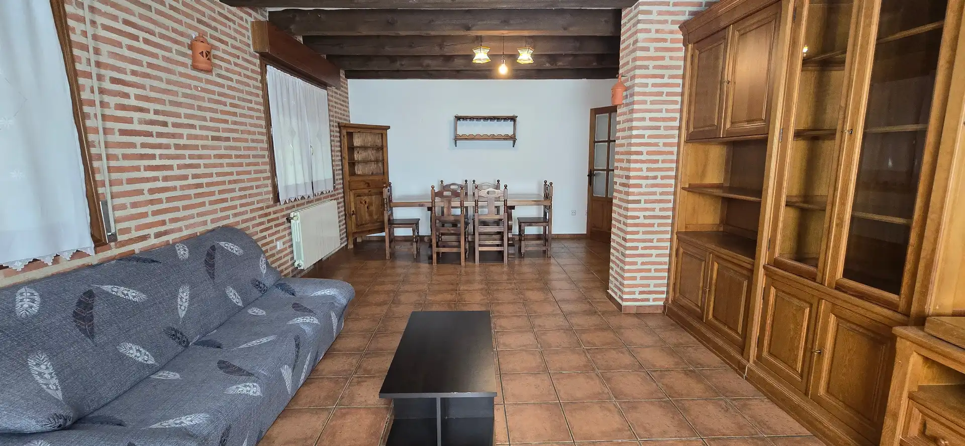 Sala de estar de Casa o chalet en venta en Villacastín con Calefacción, Jardín privado y Horno