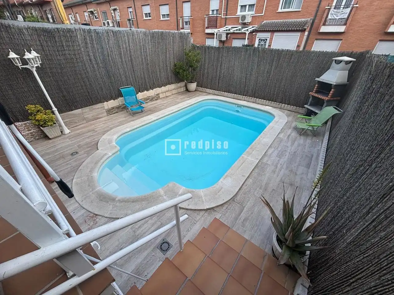 Piscina de Casa o chalet en venta en Móstoles con Calefacción, Parquet y Terraza