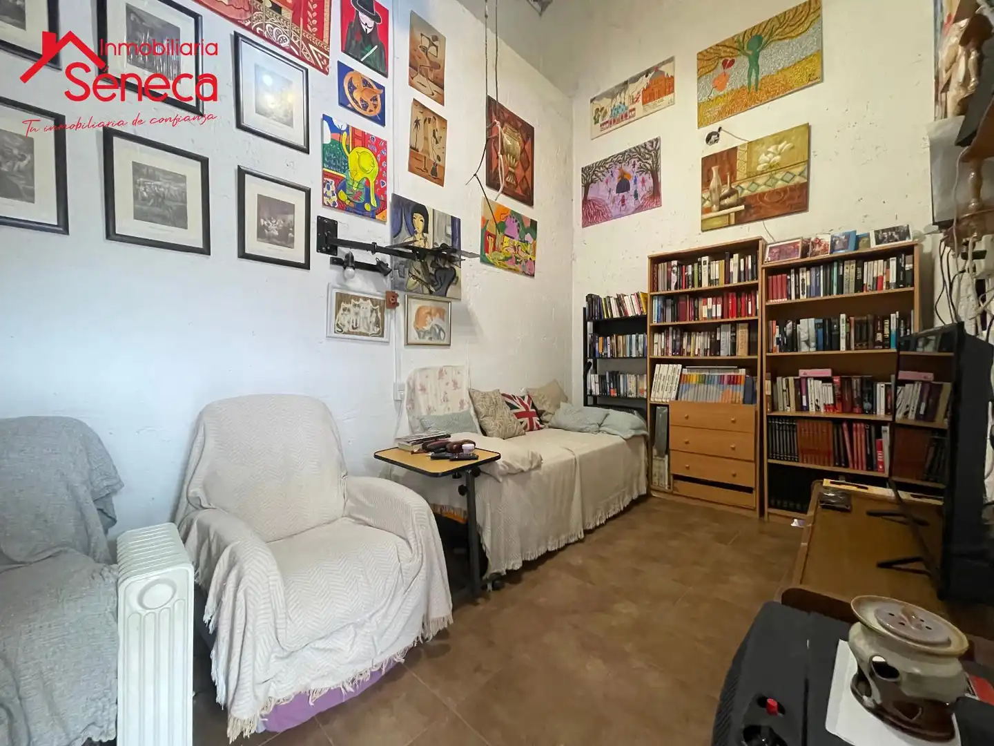 Sala de estar de Casa o chalet en venta en La Rambla con Aire acondicionado, Calefacción y Terraza