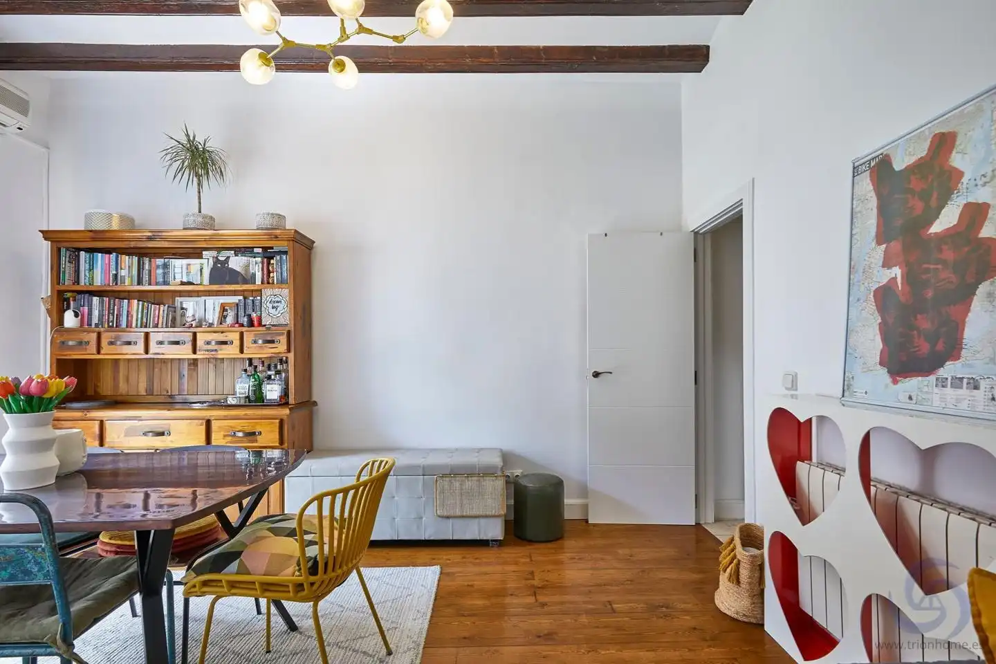 Sala d'estar de Pis en venda en Barcelona amb Aire condicionat i Terrassa