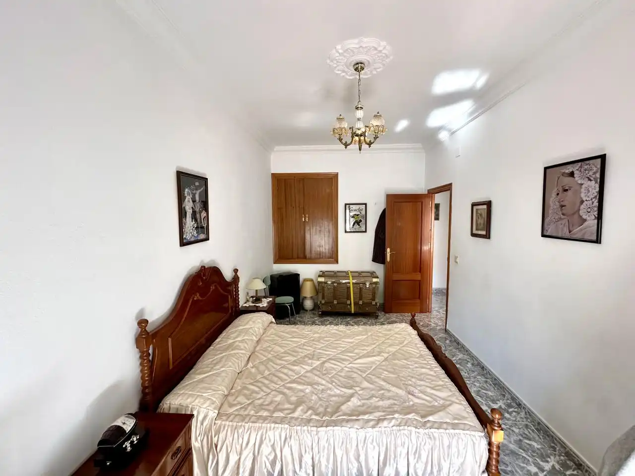 Dormitori de Casa adosada en venda en Sierra de Yeguas amb Aire condicionat, Jardí privat i Terrassa