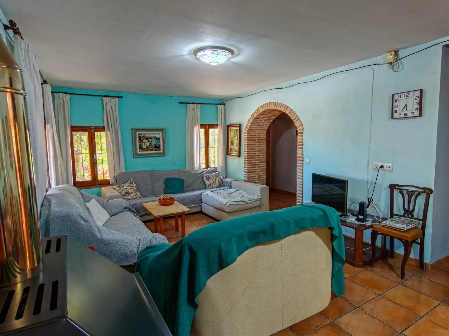 Living room of Houses for sale in Yátova  with Private garden, Terrace and Storage room