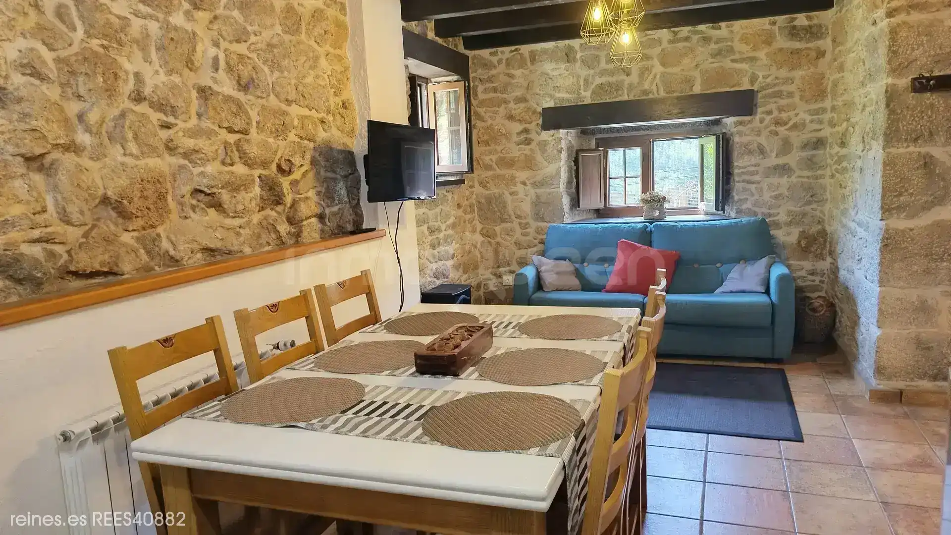 Dining room of Houses for sale in Onís  with Heating, Private garden and Terrace