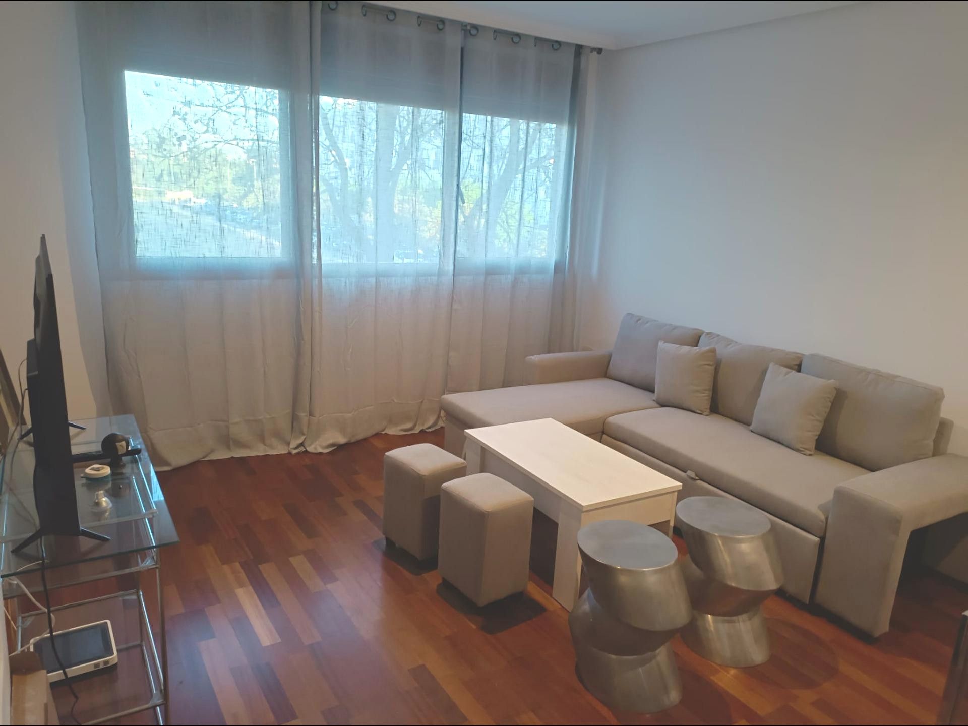 Living room of Flat for sale in  Córdoba Capital  with Air Conditioner, Parquet flooring and Storage room