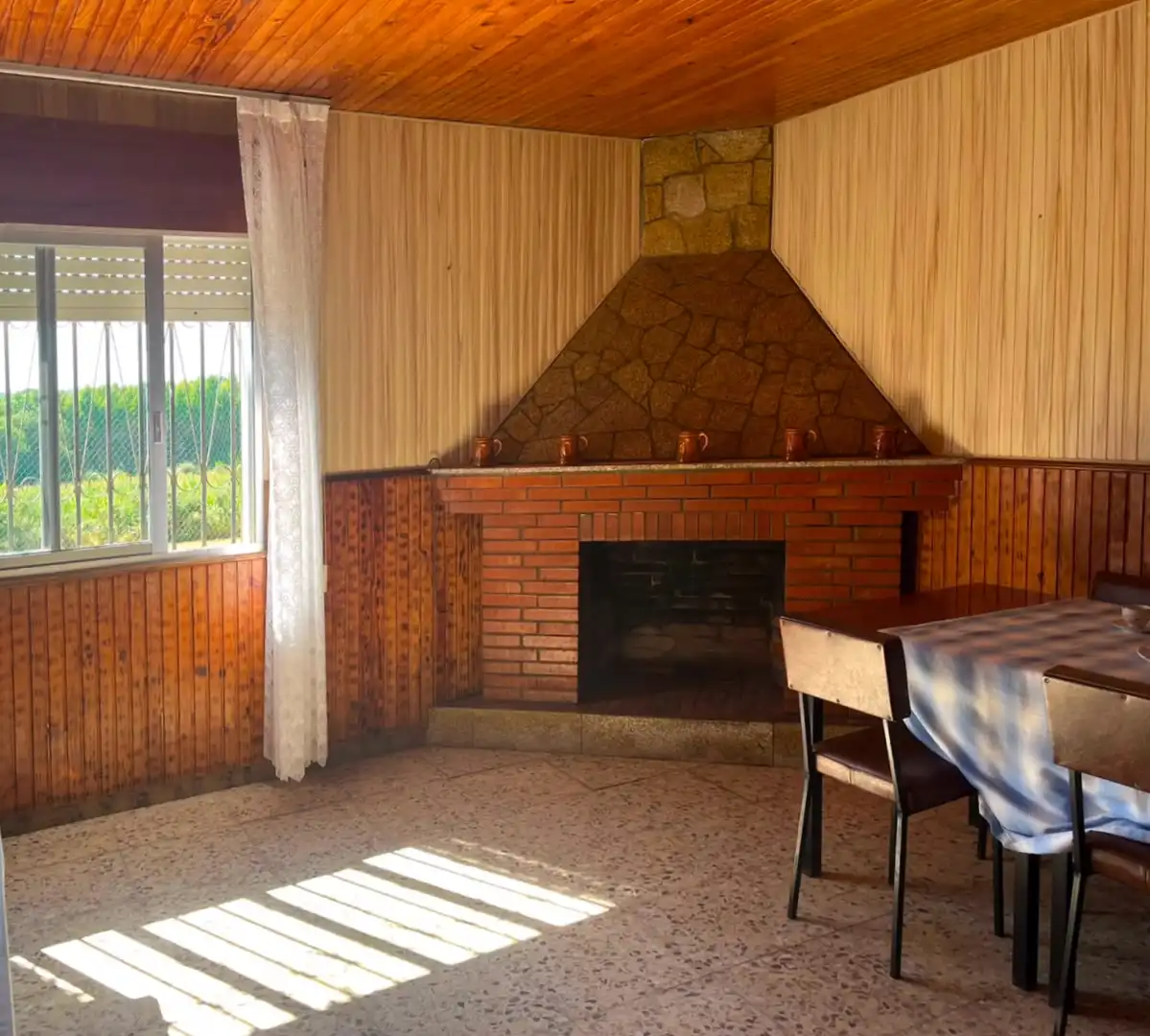 Dining room of Houses for sale in Vilasantar  with Private garden, Parquet flooring and Furnished