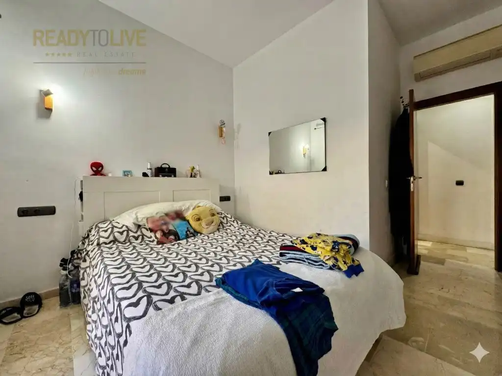 Bedroom of Flat for sale in Alcúdia  with Air Conditioner, Terrace and Furnished