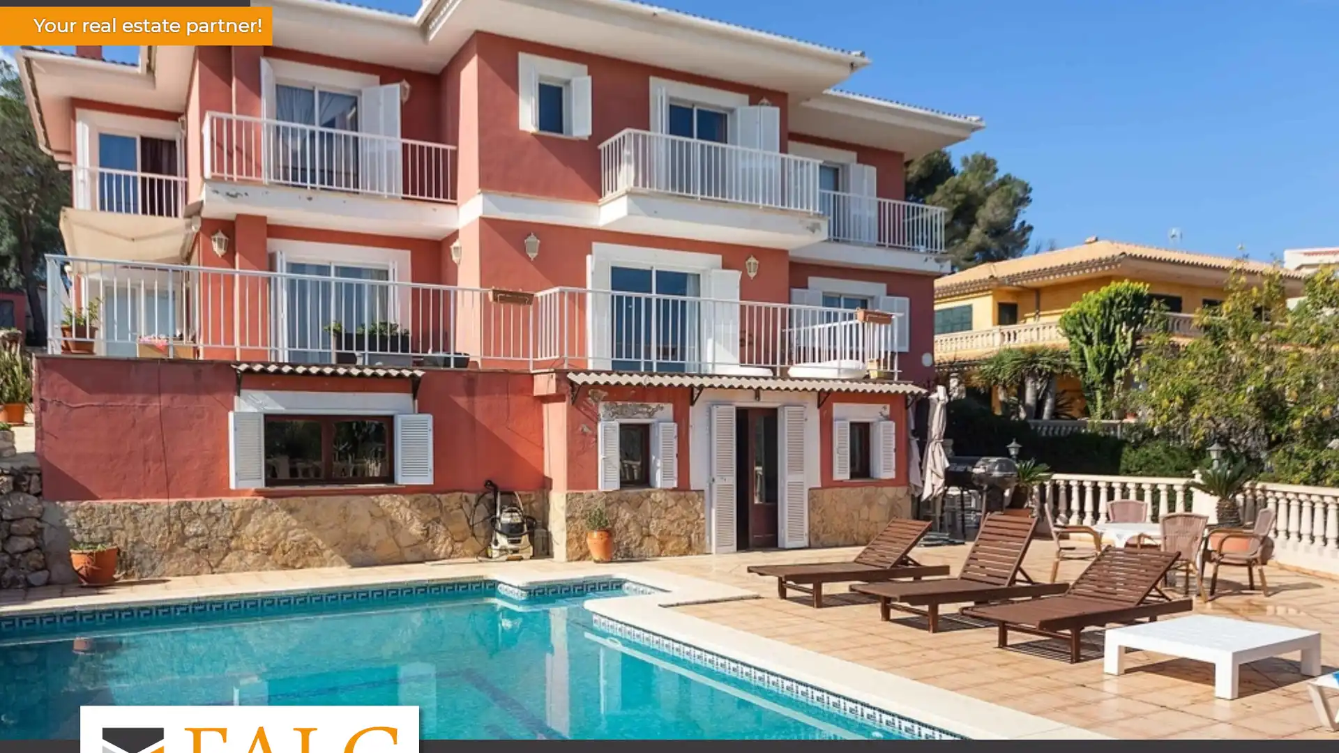 Exterior view of Houses for sale in Calvià  with Air Conditioner, Private garden and Swimming Pool