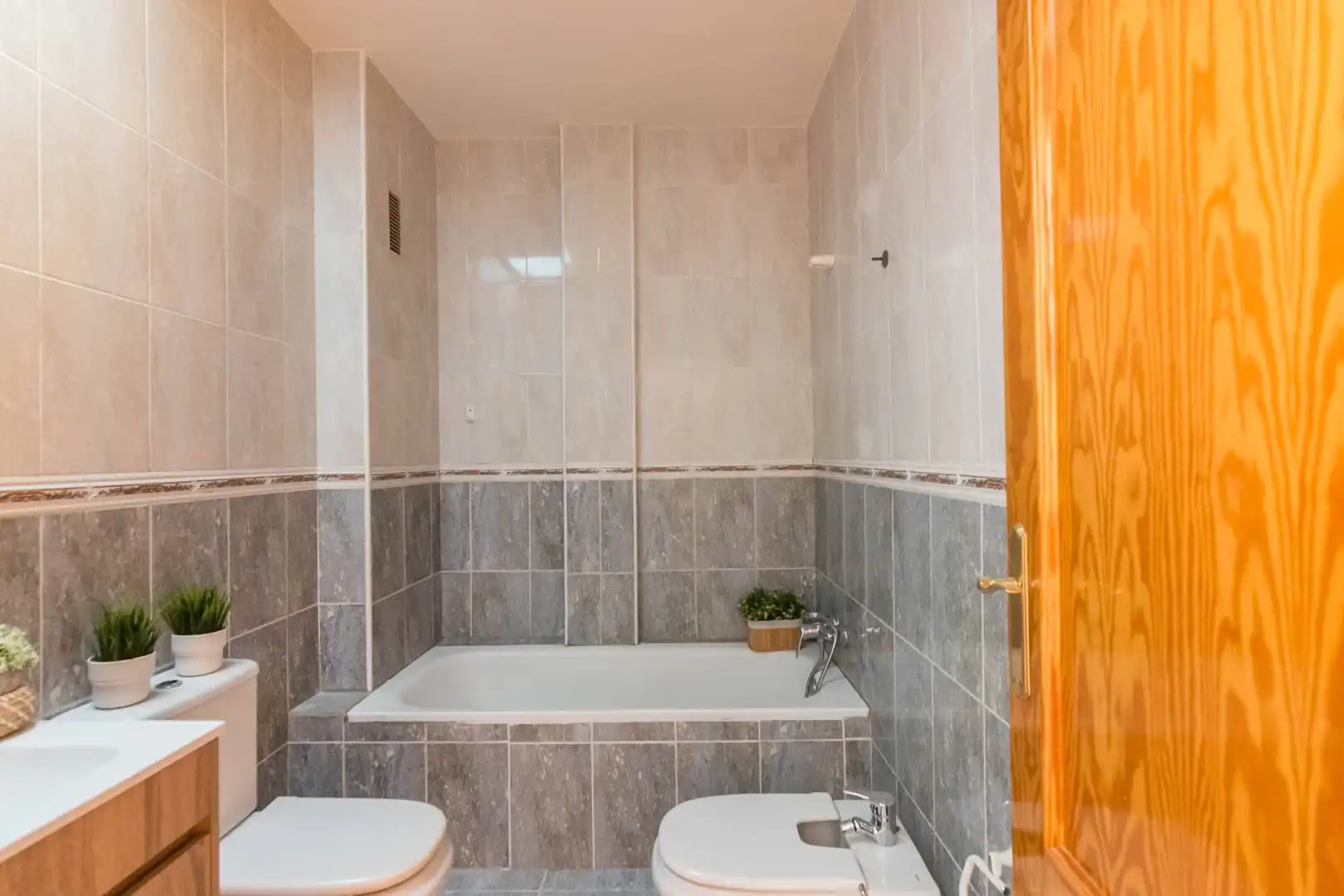 Bany de Dúplex en venda en Murcia amb Aire condicionat, Terrassa i Balcó