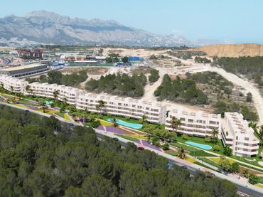 Ático con piscina en venta en La Nucia Pueblo