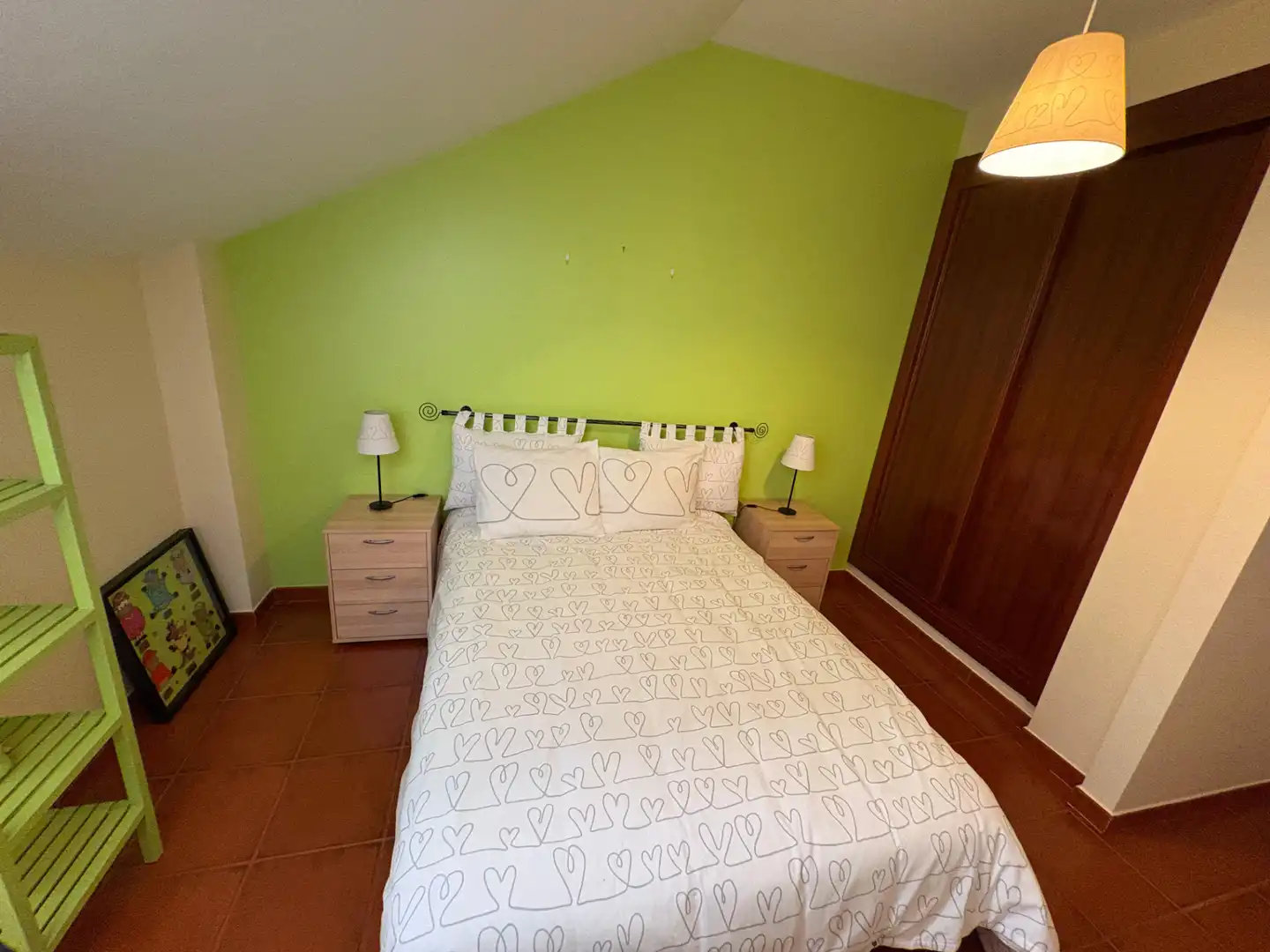 Schlafzimmer von Wohnung zur Miete in Mugardos mit Heizung und Möbliert