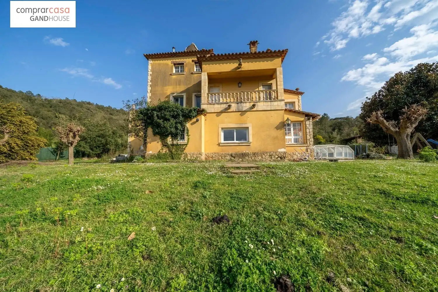 Vista exterior de Finca rústica en venta en Caldes de Malavella con Aire acondicionado, Calefacción y Jardín privado