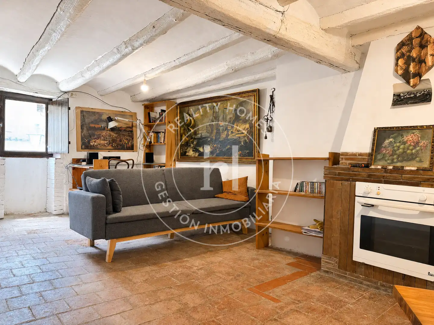 Sala de estar de Finca rústica en venta en Montblanc con Amueblado