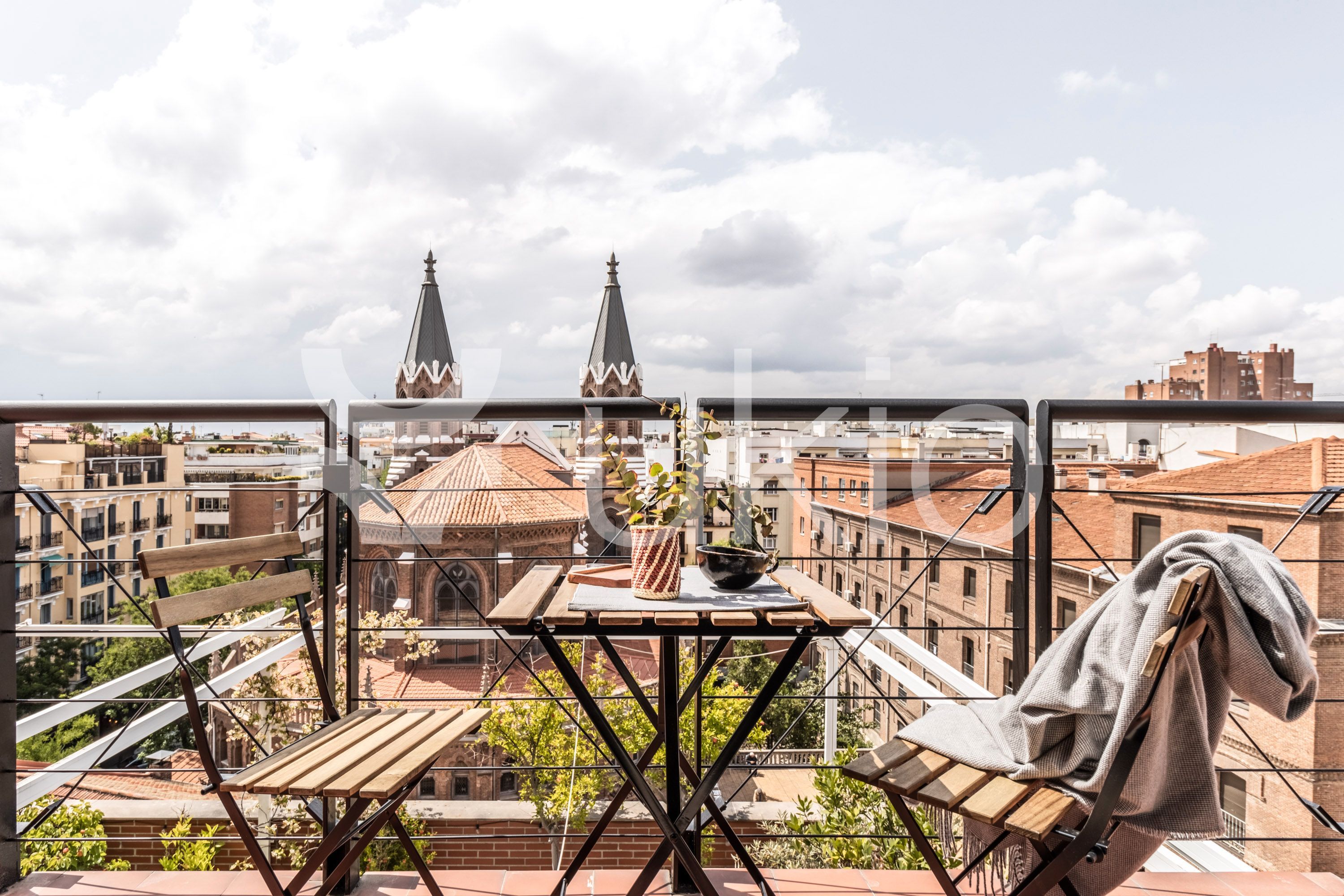 Terrassa de Dúplex de lloguer en  Madrid Capital amb Aire condicionat, Calefacció i Terrassa