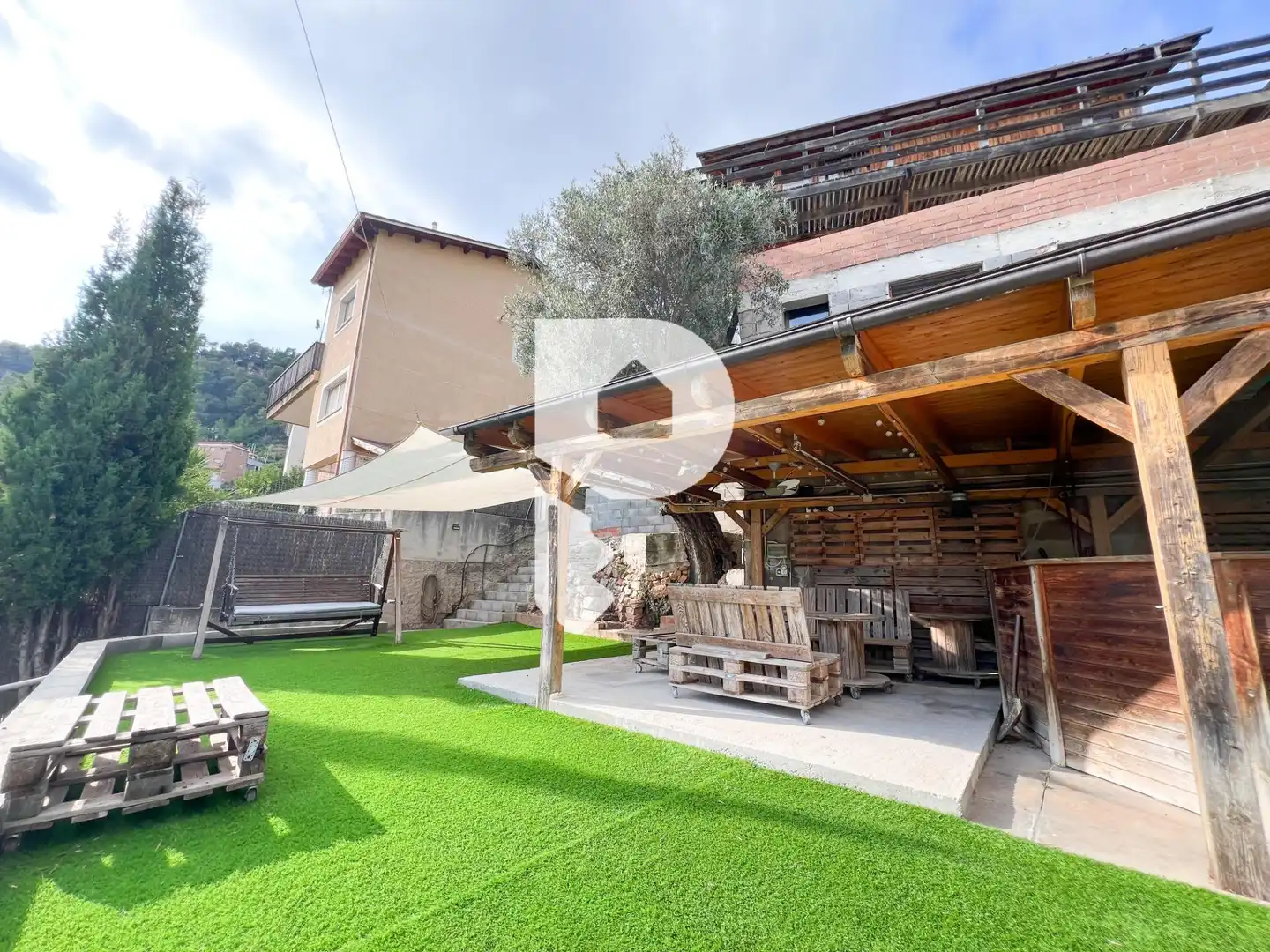 Terraza de Casa o chalet en venta en Vallirana con Aire acondicionado, Calefacción y Jardín privado